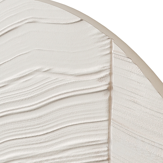 Round abstract plaster painting 3DSMax File - thumbnail 3