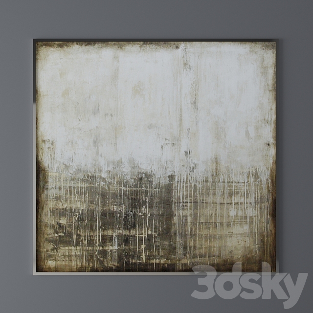 Set of abstract paintings 33 3ds Max - thumbnail 2