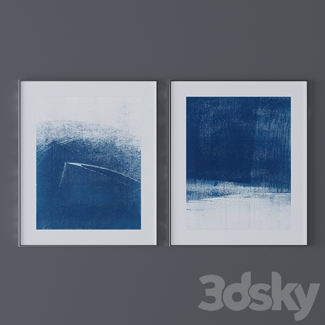 Set of abstract paintings 41 3ds Max - thumbnail 1