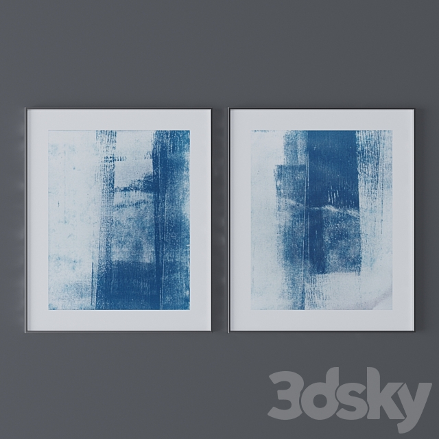 Set of abstract paintings 41 3ds Max - thumbnail 2