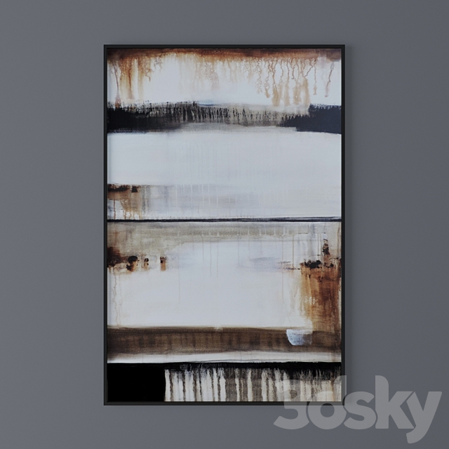 Set of abstract paintings 42 3ds Max - thumbnail 2