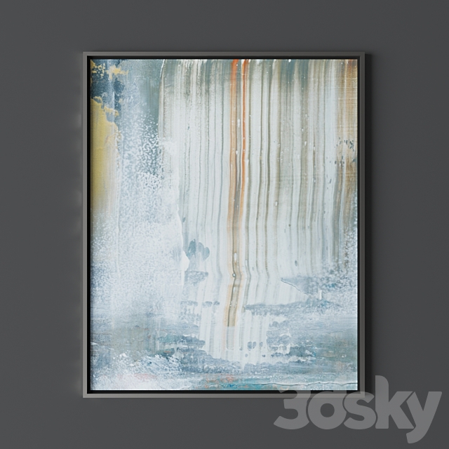 Set of abstract paintings 47 3ds Max - thumbnail 1