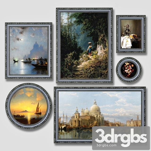 Set of classic paintings - thumbnail 1