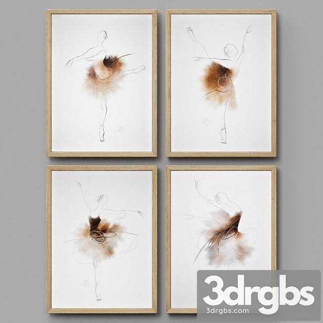 Set of Paintings 30 3dsmax Download - thumbnail 1