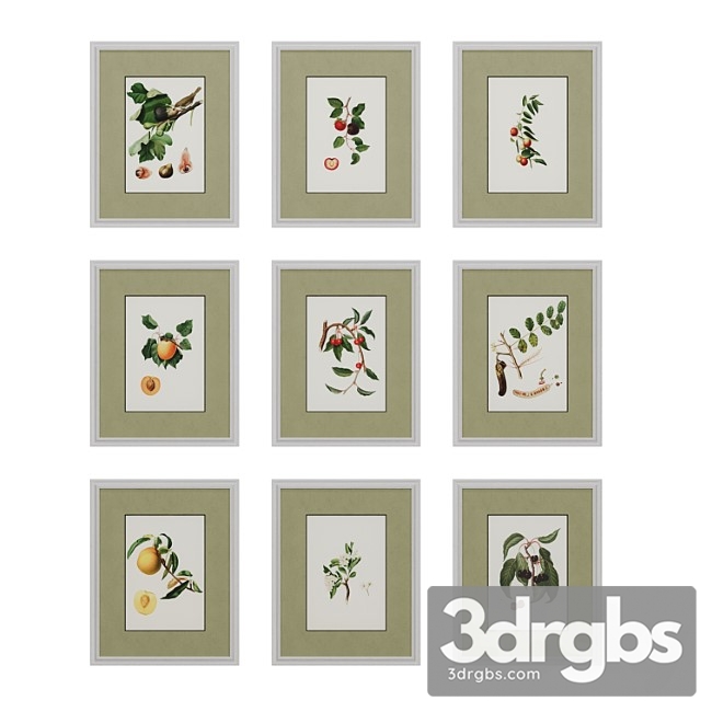 Set of Paintings 39 3dsmax Download - thumbnail 1