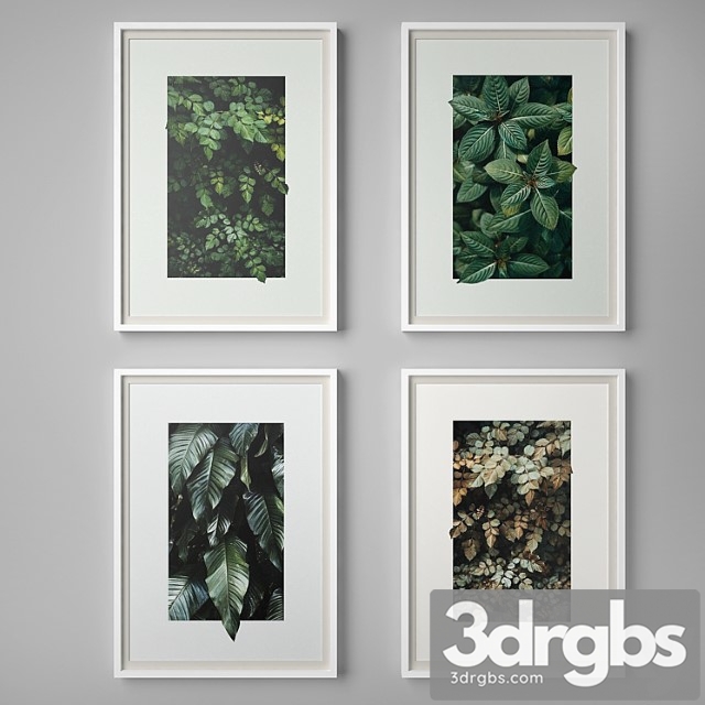 Set of paintings 6 3dsmax Download - thumbnail 1