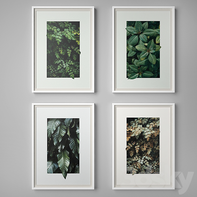 Set of paintings 6 3DSMax File - thumbnail 1