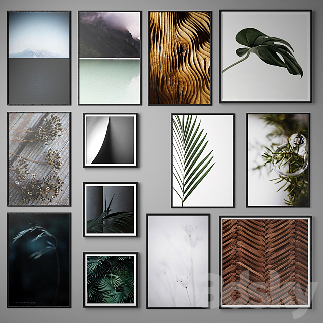 Set of paintings 70 3ds Max - thumbnail 1