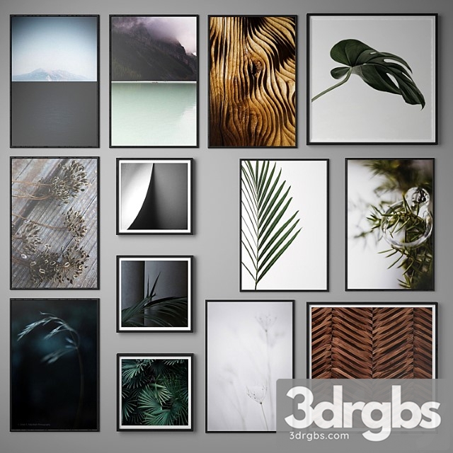 Set of paintings 70 3dsmax Download - thumbnail 1