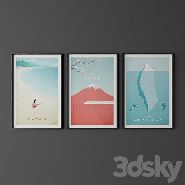 Set of posters 3ds Max - thumbnail 3