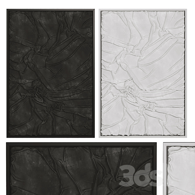 Set of relief paintings 3ds Max - thumbnail 1