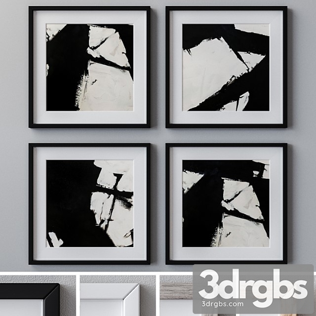 Set Of Wall Paintings 1526 3dsmax Download - thumbnail 1