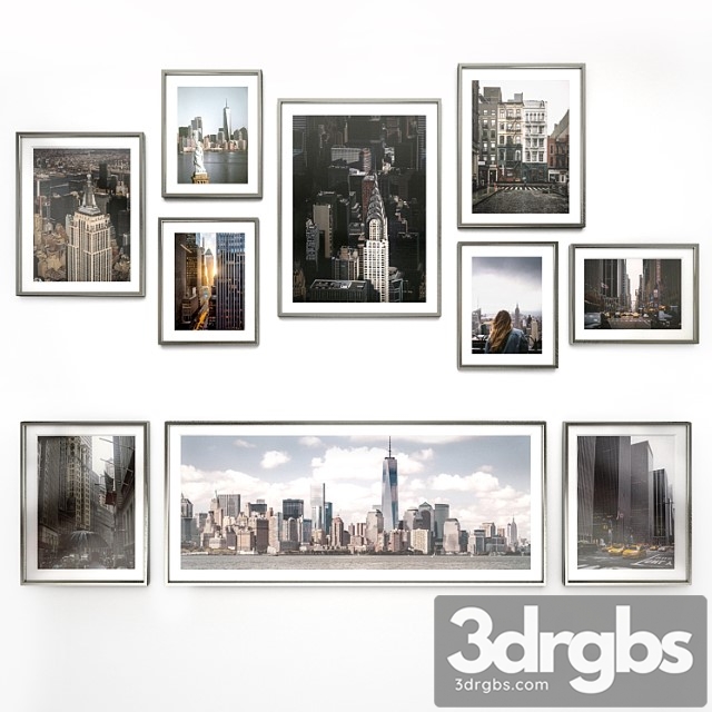 Set pictures of new york 3dsmax Download - thumbnail 1