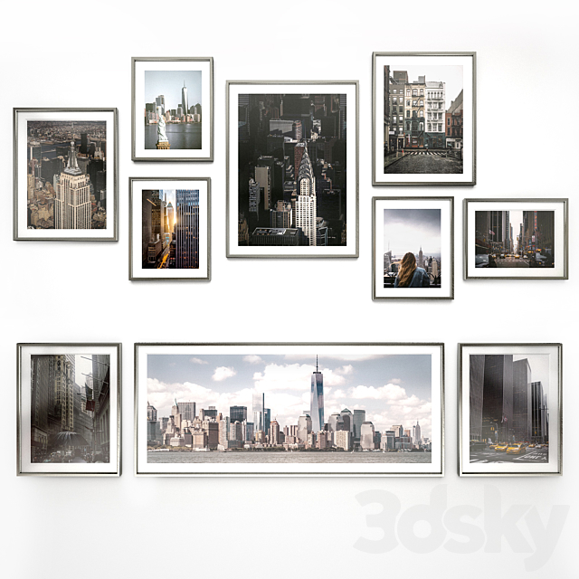 Set pictures of New York 3DSMax File - thumbnail 1