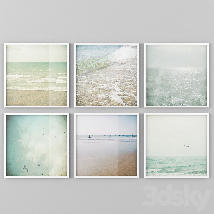 The paintings on the theme of the sea 3DS Max - thumbnail 1