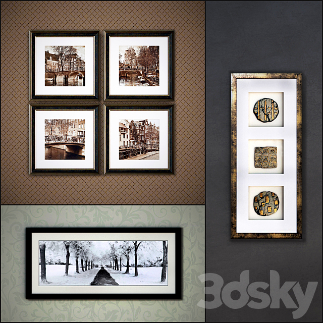 The picture in a frame (a collection of 6) 3ds Max - thumbnail 1