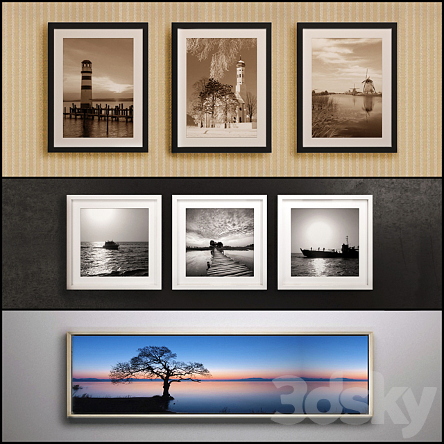 The picture in the frame: 22 piece (Collection 28) Picture Frame 3ds Max - thumbnail 2