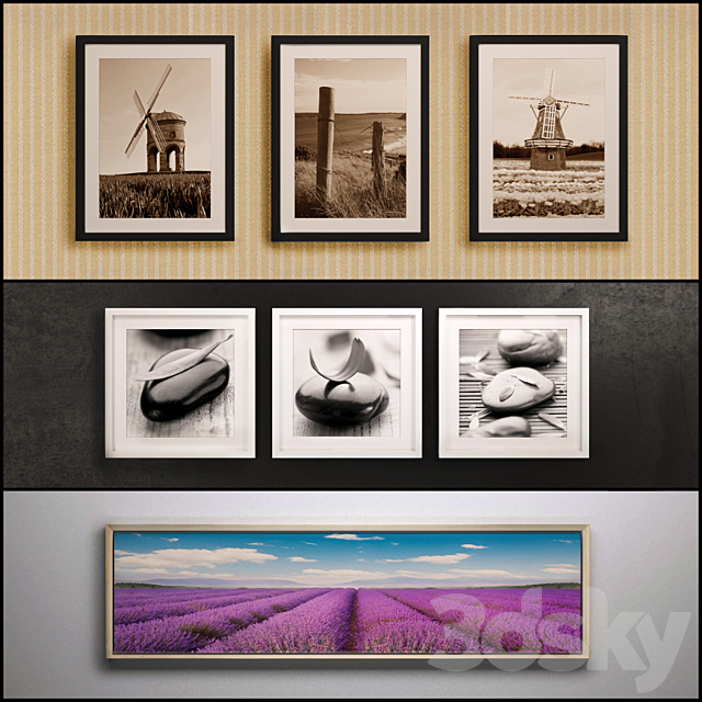 The picture in the frame: 22 piece (Collection 28) Picture Frame 3ds Max - thumbnail 3