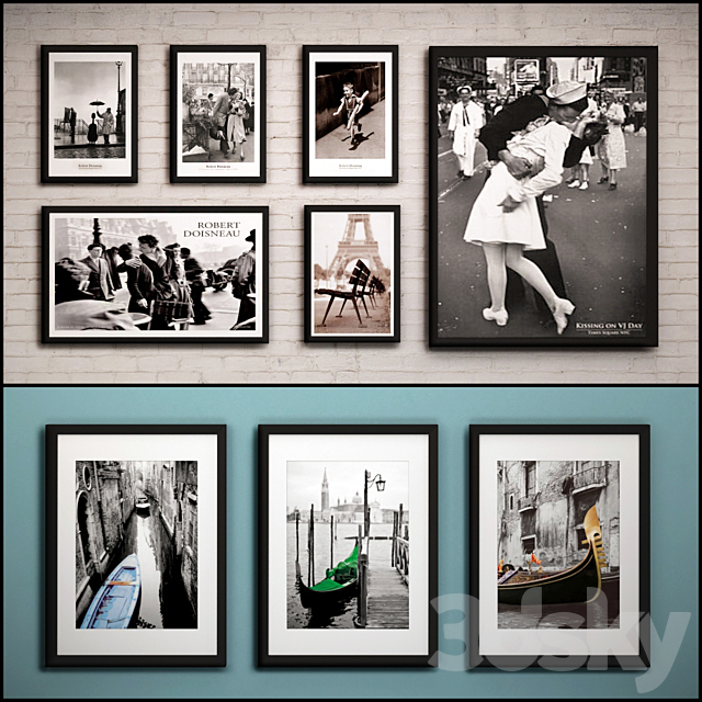 The picture in the frame: 25 piece (Collection 50) Picture Frame 3DS Max Model - thumbnail 3