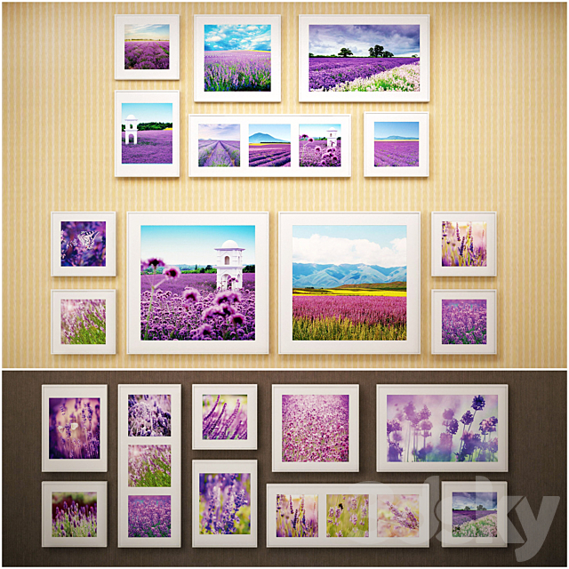 The picture in the frame: 34 piece (Collection 38) Picture Frame 3DSMax File - thumbnail 1