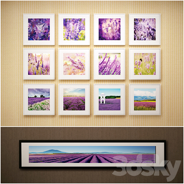 The picture in the frame: 34 piece (Collection 38) Picture Frame 3DSMax File - thumbnail 2