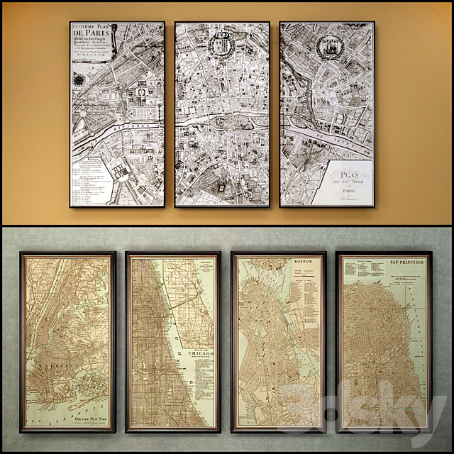 The picture in the frame: a collection 56. Map 3DSMax File - thumbnail 2