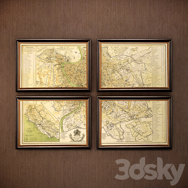 The picture in the frame: a collection 56. Map 3DSMax File - thumbnail 3