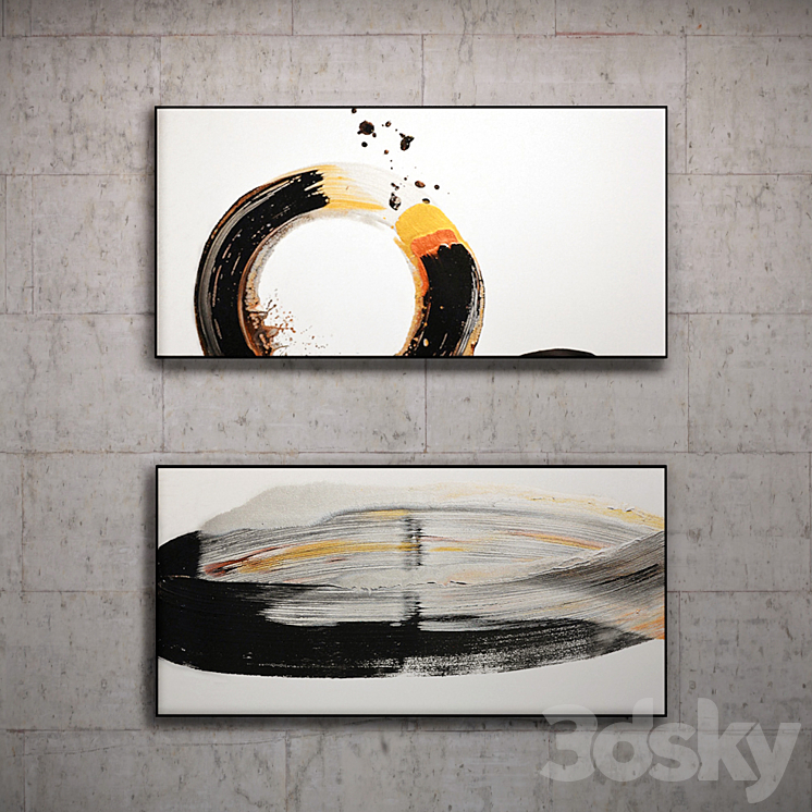 The picture in the frame: a collection of 43. Abstract 3DS Max - thumbnail 2