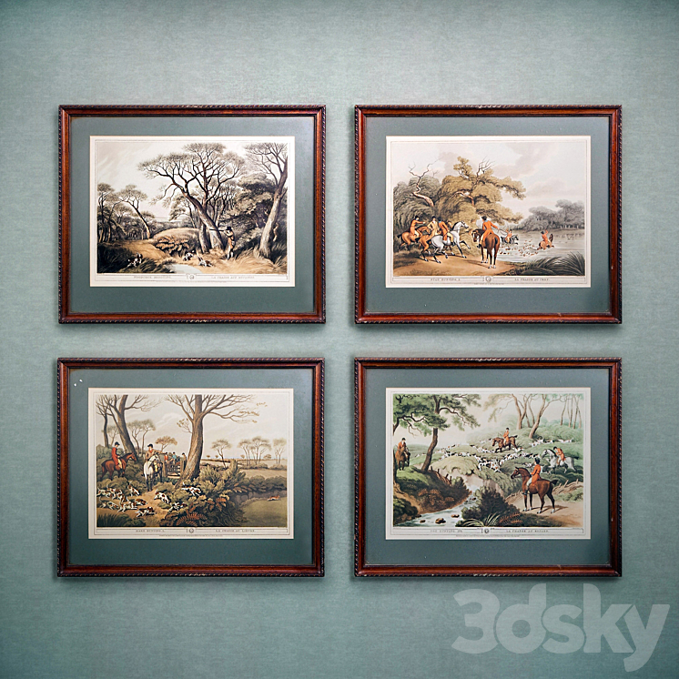 The picture in the frame: a collection of 44 etchings 3DS Max - thumbnail 2