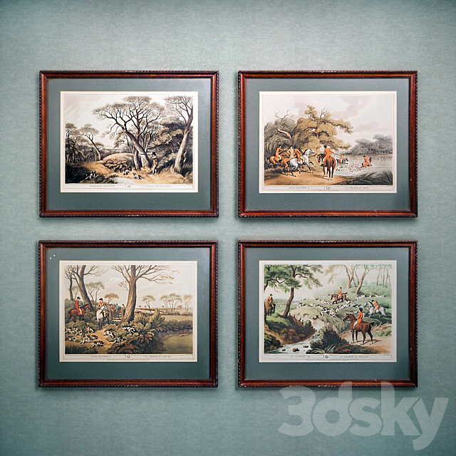 The picture in the frame: a collection of 44 etchings 3DSMax File - thumbnail 2