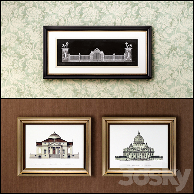 The picture in the frame (a collection of 75) Architecture 3DSMax File - thumbnail 3