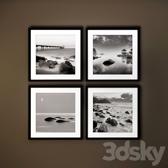 The picture in the frame: a collection of 82 photo frame 3DSMax File - thumbnail 2