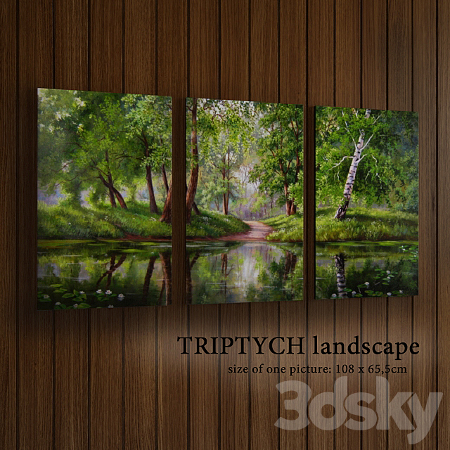 TRIPTYCH 3DSMax File - thumbnail 1