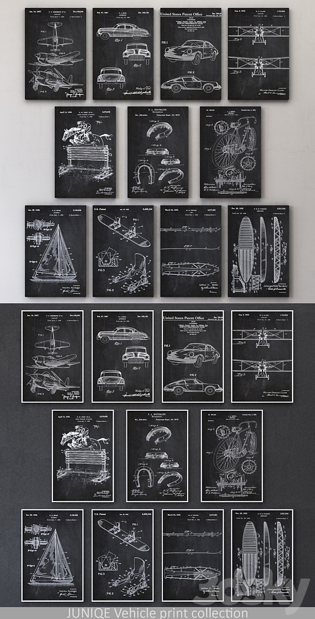 Vehicle Print collection 3ds Max - thumbnail 2