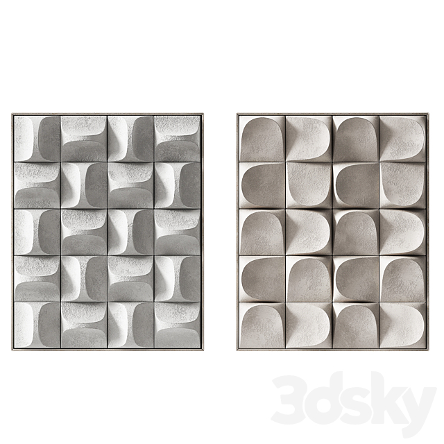 Wall art Geometry 3ds Max - thumbnail 2