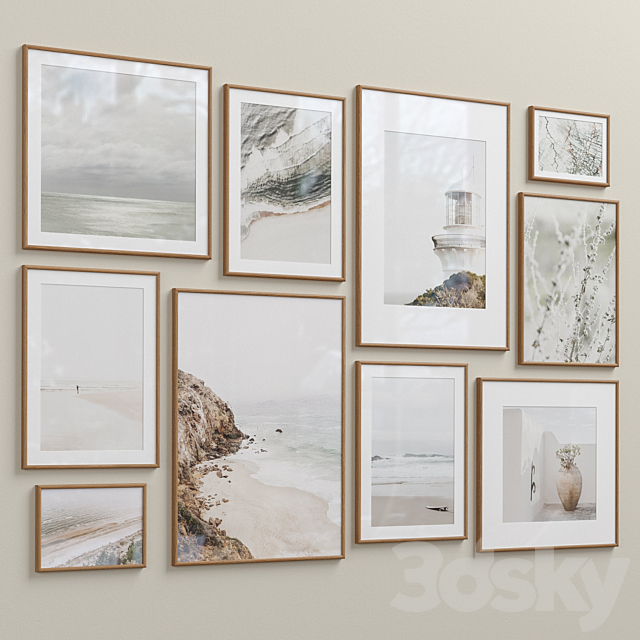 Wall Art Set-14 3DS Max Model - thumbnail 2