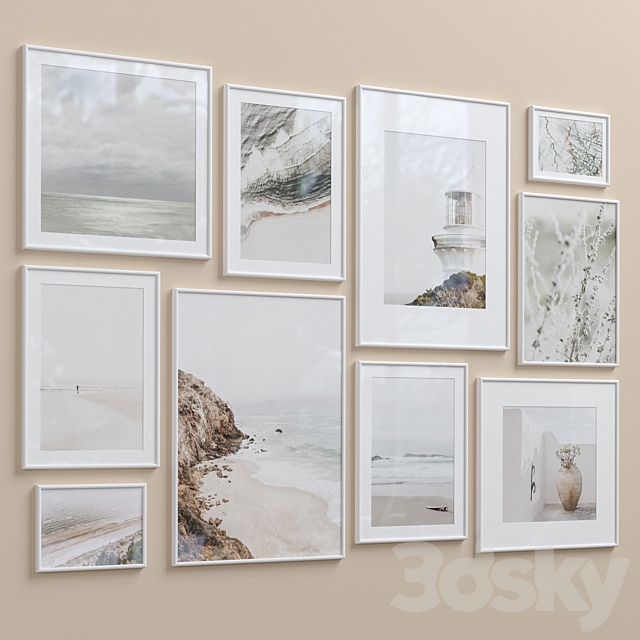 Wall Art Set-14 3DS Max Model - thumbnail 3