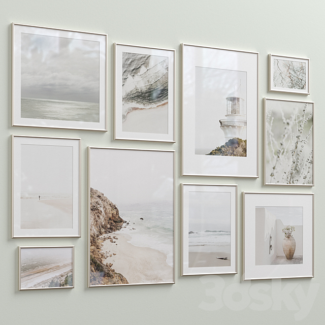 Wall Art Set-14 3DS Max Model - thumbnail 6