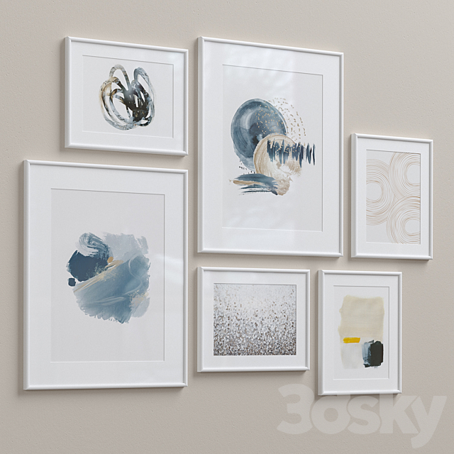 Wall Art Set-21 3DS Max Model - thumbnail 5