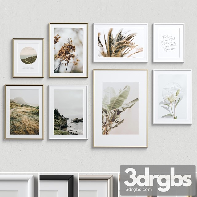 Wall Art Set 26 3dsmax Download - thumbnail 1