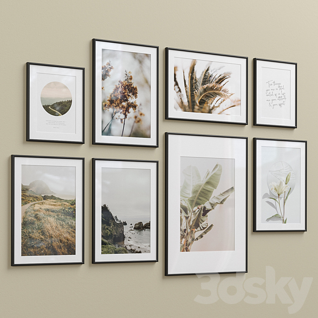 Wall Art Set-26 3DSMax File - thumbnail 3