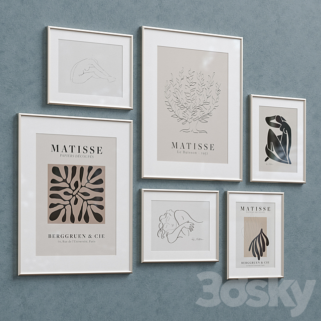 Wall Art Set-5 3DSMax File - thumbnail 3