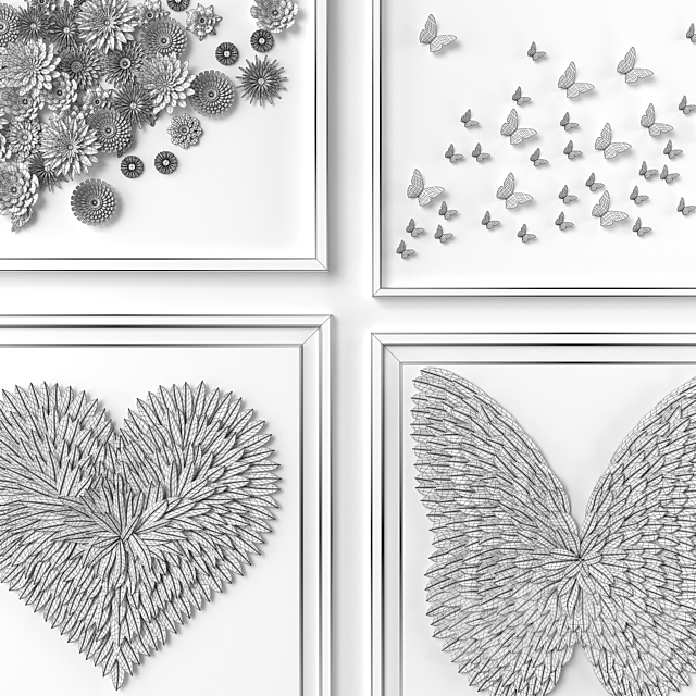 Wall decor 2. Restoration Hardware 3DSMax File - thumbnail 5