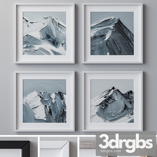 Wall Painting Set 1400 3dsmax Download - thumbnail 1