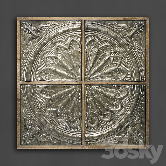 Wooden panel 119 3DSMax File - thumbnail 1