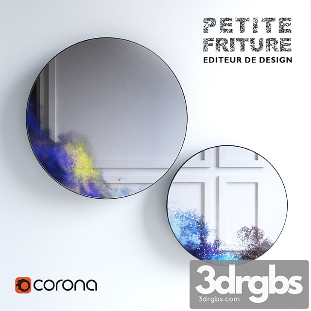 A set of mirrors francis petit miroirs muraux ii 3dsmax Download - thumbnail 1