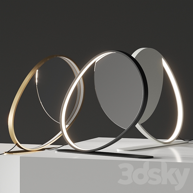 Amura Eclipse Mirror Lamp 3DSMax File - thumbnail 1