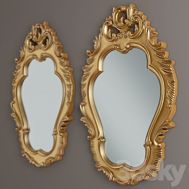 ?arved mirror 3DSMax File - thumbnail 2