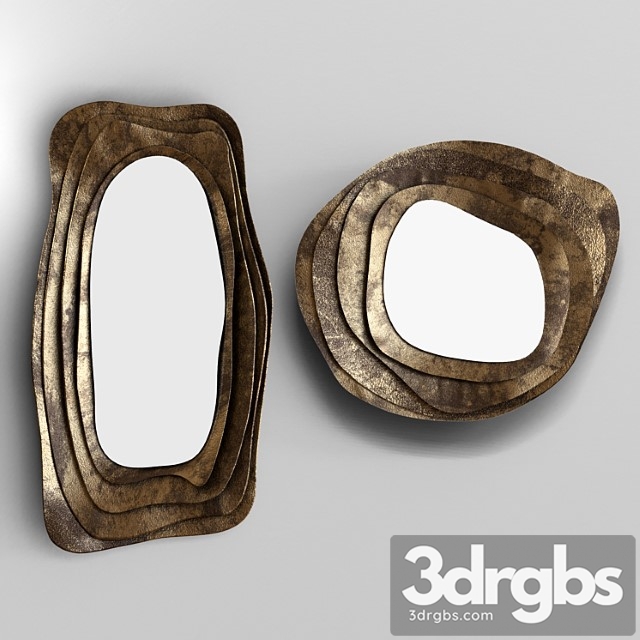 Brabbu by covet lounge kumi mirror 3dsmax Download - thumbnail 1