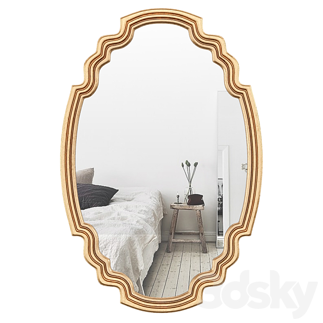 Broadmeadow Accent Wall Mirror ROSP5037 3DSMax File - thumbnail 1